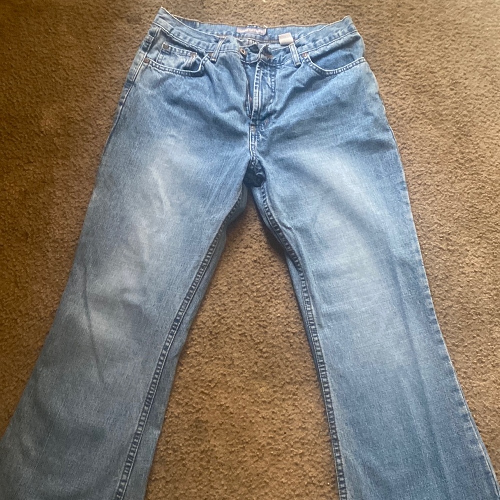 ‘Canyon River Blues’ Light Wash Flare Jeans
